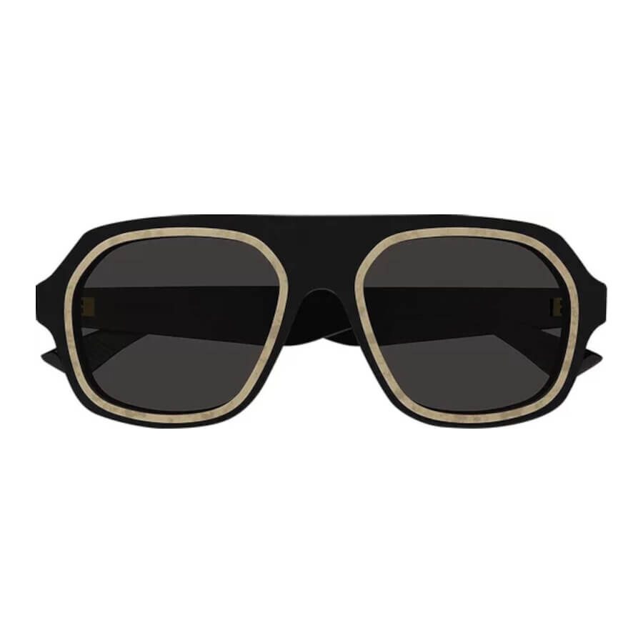 Солнцезащитные очки Bottega Veneta Rim Aviator, черный/серый
Солнцезащитные очки Bottega Veneta Rim Aviator, черный/серый