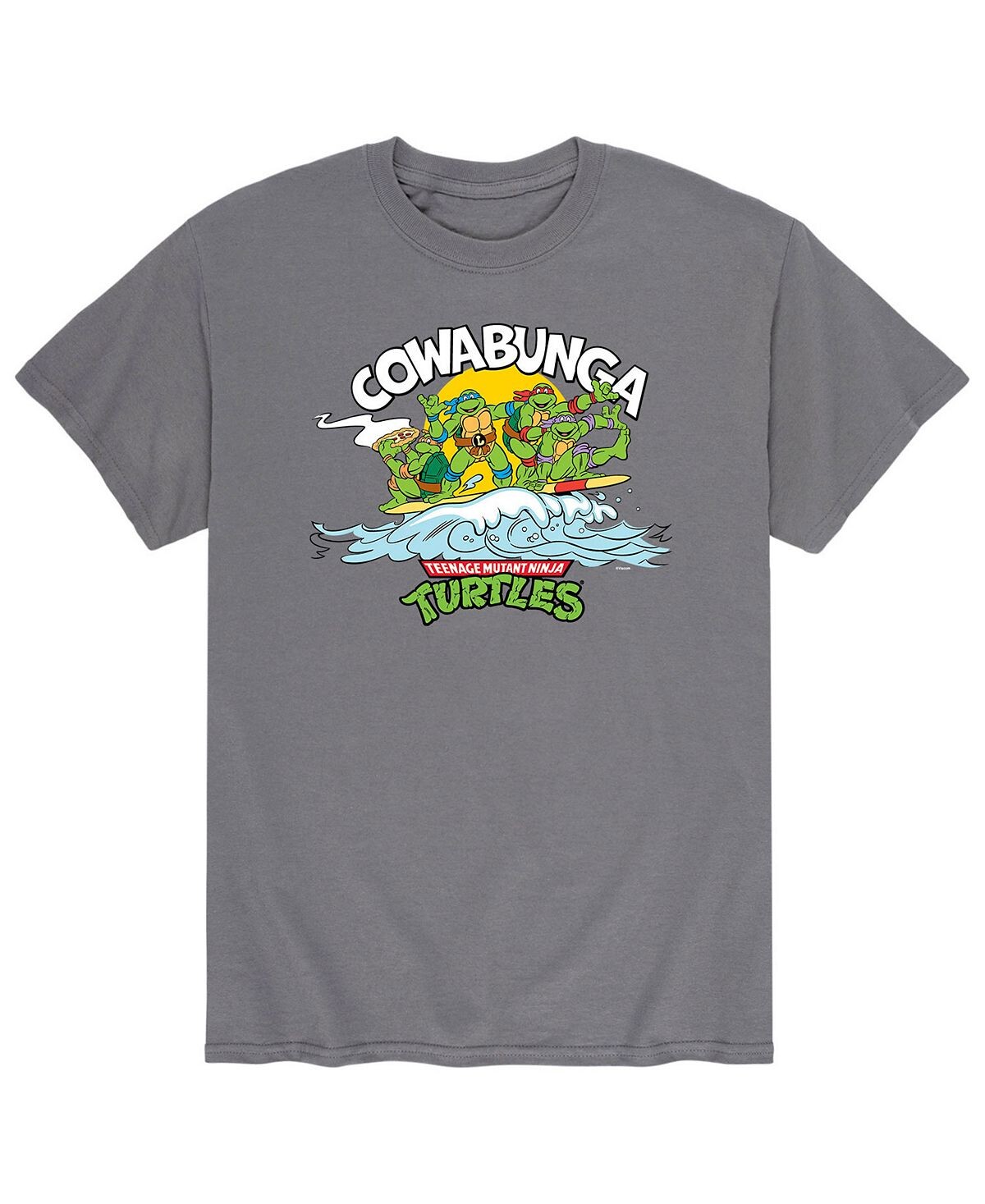 Мужская футболка с черепашками-ниндзя-подростками cowabunga AIRWAVES, серый
Мужская футболка с черепашками-ниндзя-подростками cowabunga AIRWAVES, серый