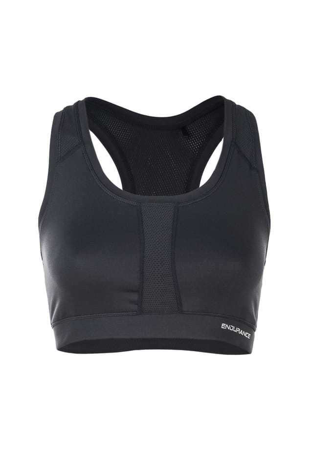 Спортивный бюстгальтер с дышащими сетчатыми вставками Endurance, черный
Спортивный бюстгальтер с дышащими сетчатыми вставками Endurance, черный