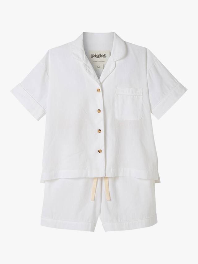 Комплект пижамы шорты из льняной смеси Piglet in Bed, White
Комплект пижамы шорты из льняной смеси Piglet in Bed, White