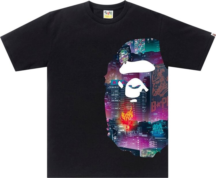 Футболка BAPE Neon Tokyo Side Big Ape Head Tee 'Black', черный
Футболка BAPE Neon Tokyo Side Big Ape Head Tee 'Black', черный