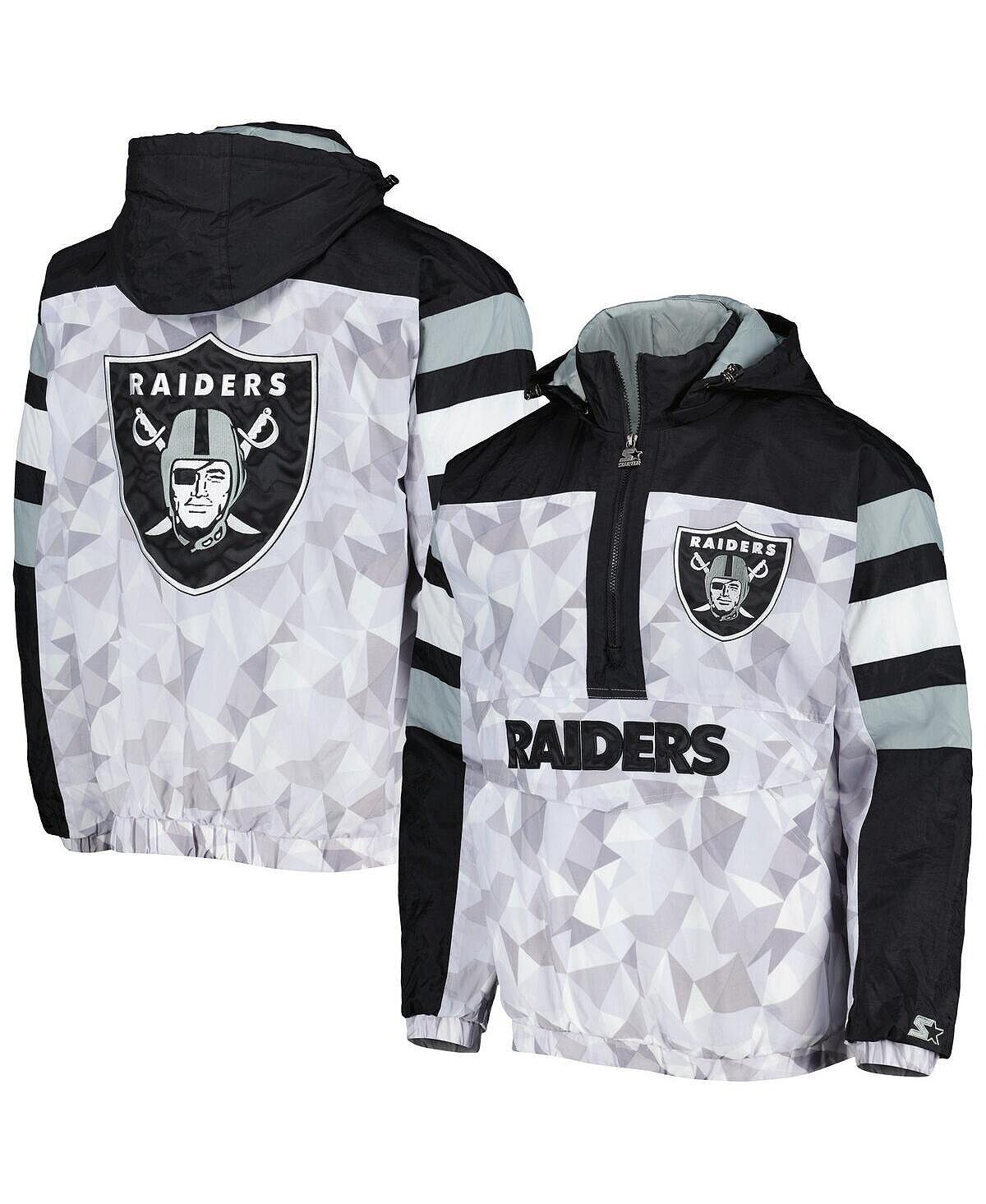 Мужская бело-черная куртка las vegas raiders thursday night gridiron raglan с капюшоном и молнией до половины Starter, мульти
Мужская бело-черная куртка las vegas raiders thursday night gridiron raglan с капюшоном и молнией до половины Starter, мульти