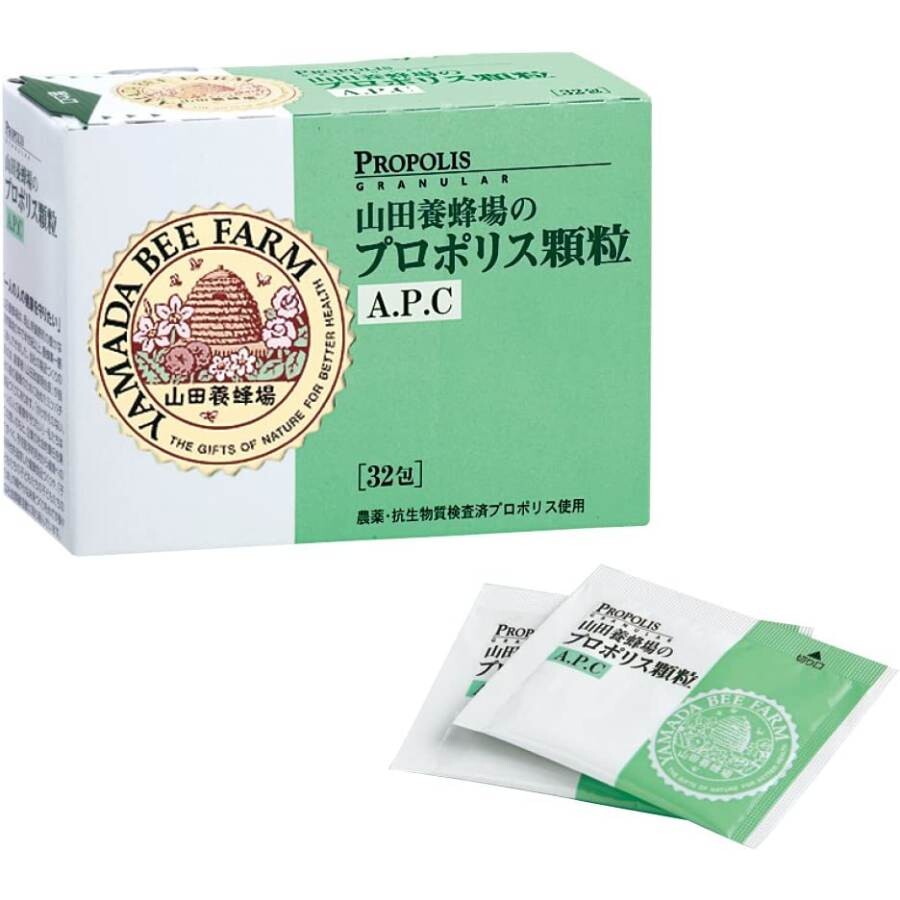 Прополис Yamada Bee Farm Propolis Granules APC, 32 пакетика
Прополис Yamada Bee Farm Propolis Granules APC, 32 пакетика
