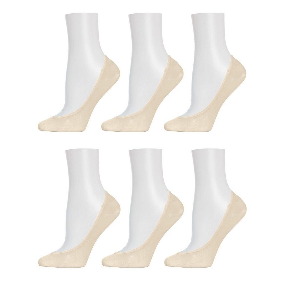 6 пар женских носков-невидимок Barely There Micro Liner MeMoi, цвет Tan
6 пар женских носков-невидимок Barely There Micro Liner MeMoi, цвет Tan