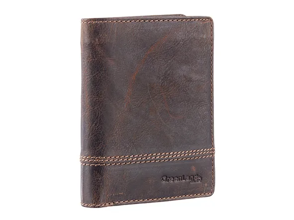 Кошелек GreenLand Nature "Классик" из кожи с красивой декоративной строчкой, коричневый
Кошелек GreenLand Nature "Классик" из кожи с красивой декоративной строчкой, коричневый
