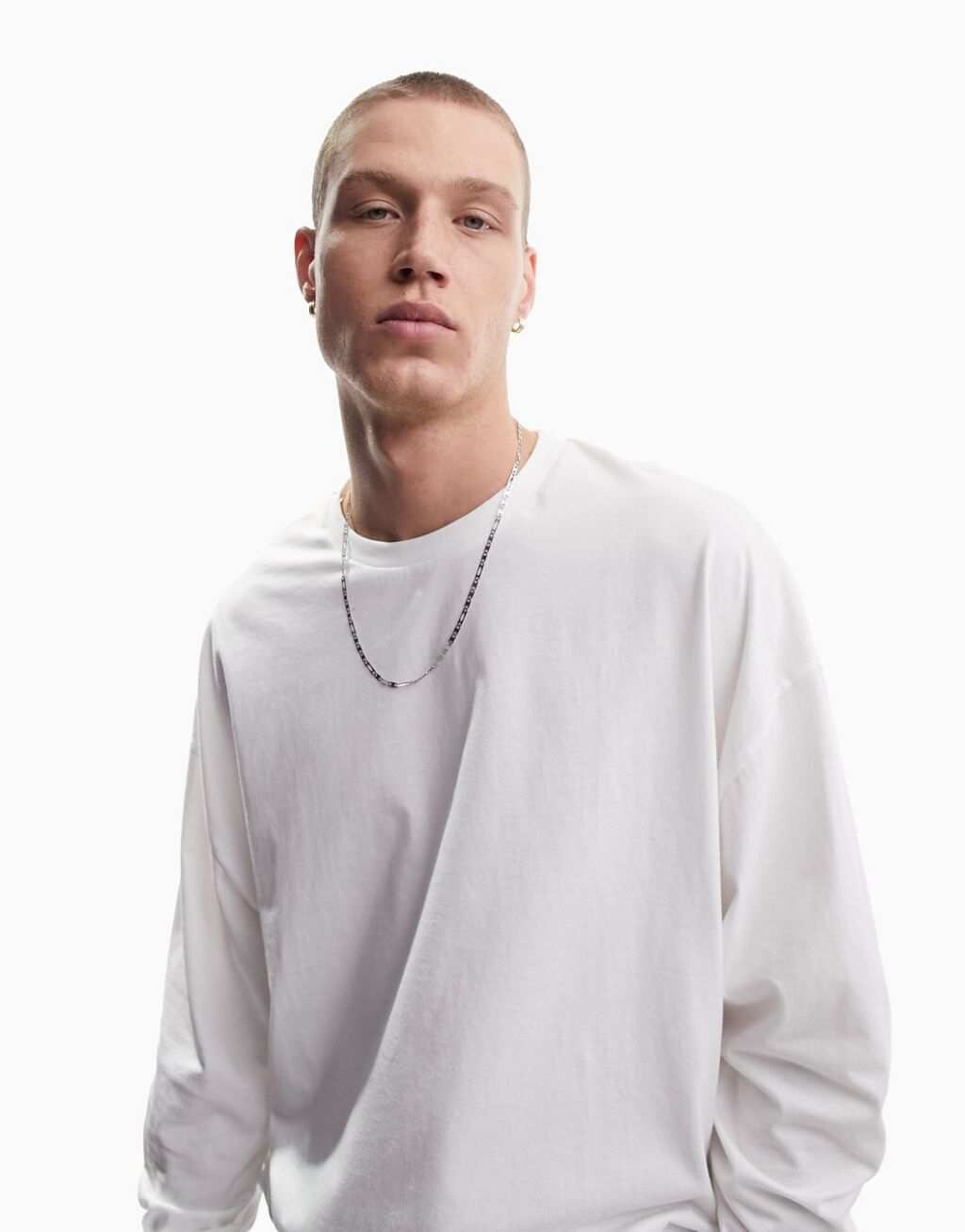 Белая объемная футболка с длинными рукавами ASOS DESIGN, Белый, Белая объемная футболка с длинными рукавами ASOS DESIGN
Белая объемная футболка с длинными рукавами ASOS DESIGN, Белый, Белая объемная футболка с длинными рукавами ASOS DESIGN