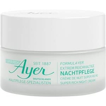 Крем для лица Super Rich Night Cream 50 мл, Ayer
Крем для лица Super Rich Night Cream 50 мл, Ayer
