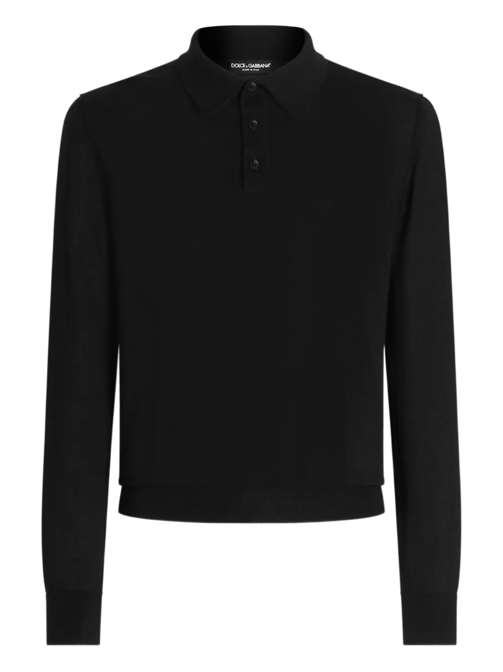 Рубашка поло с длинными рукавами DOLCE & GABBANA, черный
Рубашка поло с длинными рукавами DOLCE & GABBANA, черный