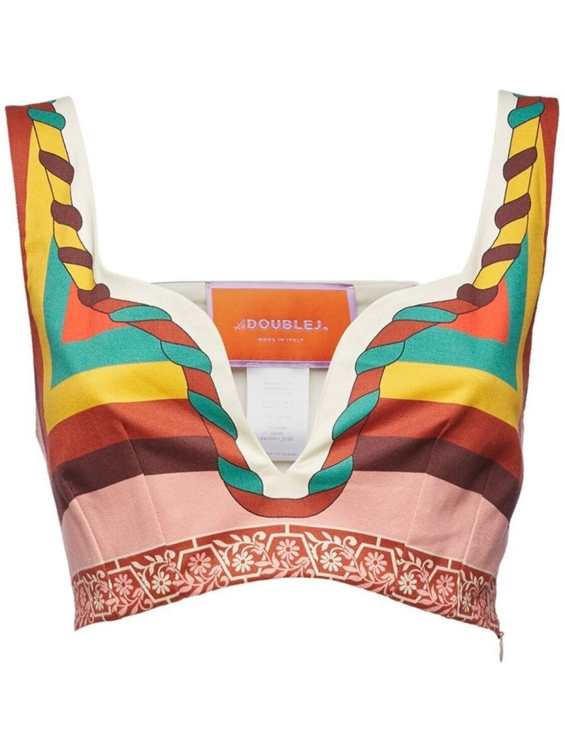 La DoubleJ укороченный топ в стиле колор-блок, белый
La DoubleJ укороченный топ в стиле колор-блок, белый