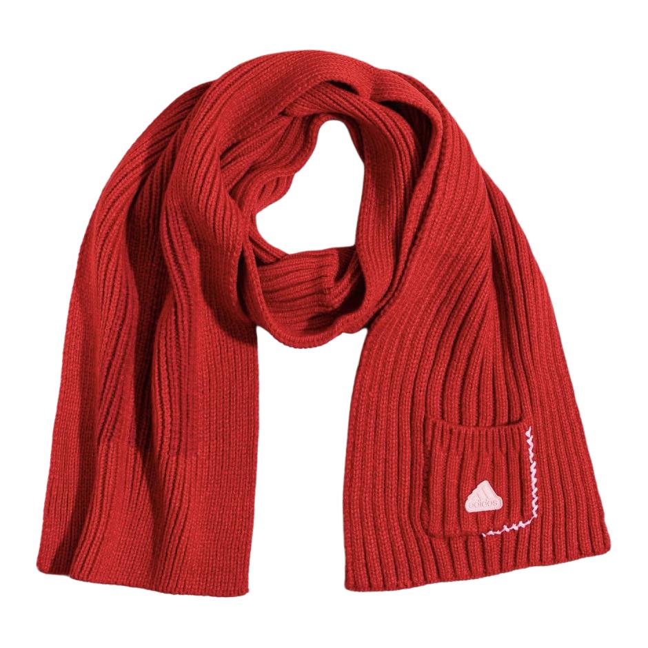 Акриловый вязаный шарф унисекс красный Adidas
Акриловый вязаный шарф унисекс красный Adidas