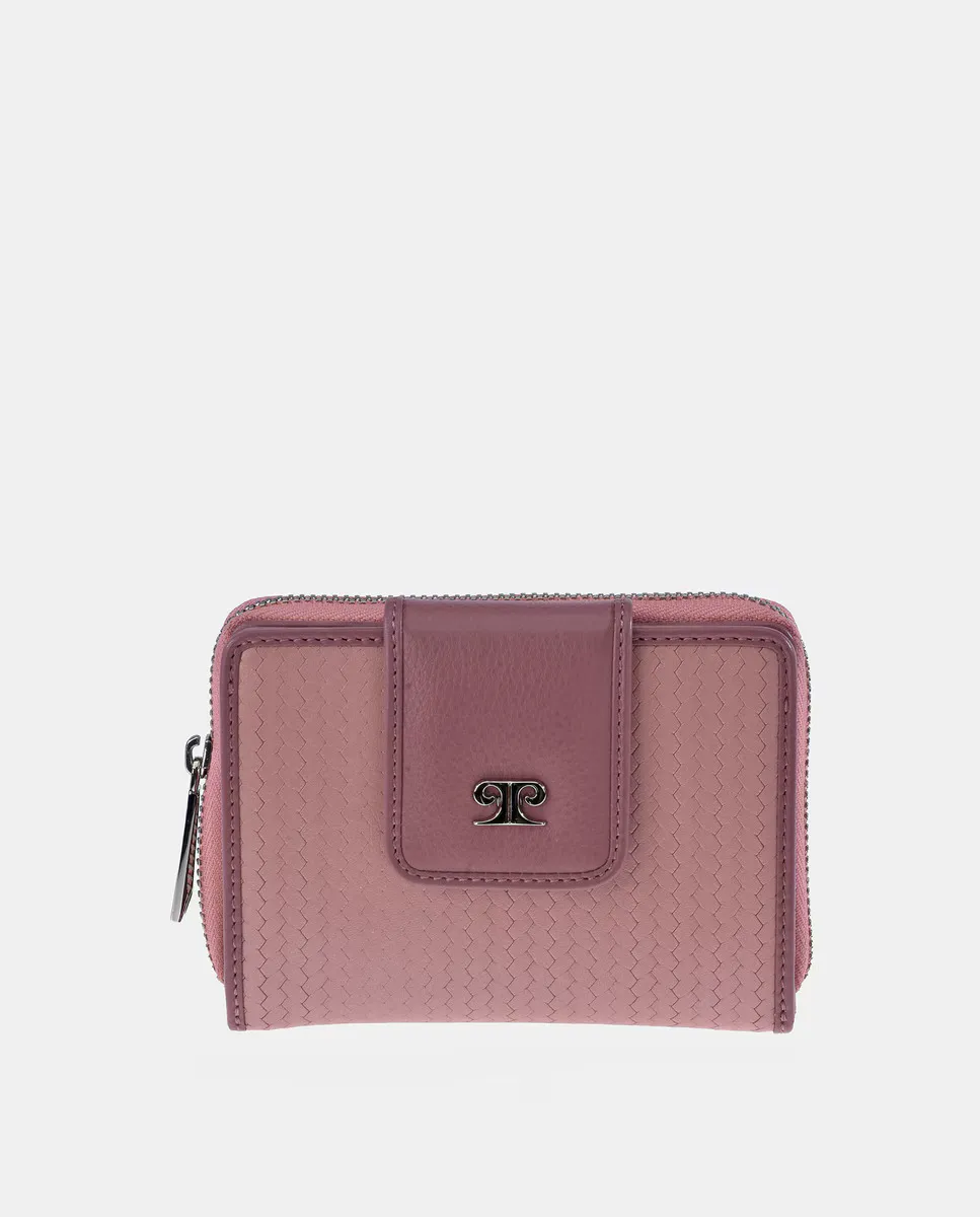 Маленький женский кошелек Pierre Cardin из кожи с тиснением в елочку, розовый
Маленький женский кошелек Pierre Cardin из кожи с тиснением в елочку, розовый