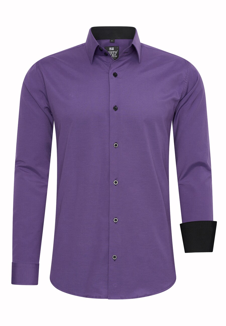 Рубашка на пуговицах классического кроя Rusty Neal, фиолетовый 
Рубашка на пуговицах классического кроя Rusty Neal, фиолетовый