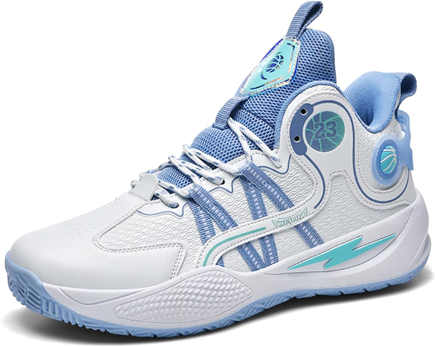 Мужские высокие кроссовки Zzyyzzyy для баскетбола, уличного стритбола, дышащие, с нескользящей подошвой, для улицы, с амортизацией, для тренировок и бега, для фитнеса и тенниса, Bule
Мужские высокие кроссовки Zzyyzzyy для баскетбола, уличного стритбола, дышащие, с нескользящей подошвой, для улицы, с амортизацией, для тренировок и бега, для фитнеса и тенниса, Bule