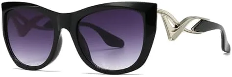 Модные солнцезащитные очки для женщин и мужчин, современные женские солнцезащитные очки с металлическими дужками, защита от УФ-излучения UV400 MTZJH, Leopard Tea
Модные солнцезащитные очки для женщин и мужчин, современные женские солнцезащитные очки с металлическими дужками, защита от УФ-излучения UV400 MTZJH, Leopard Tea