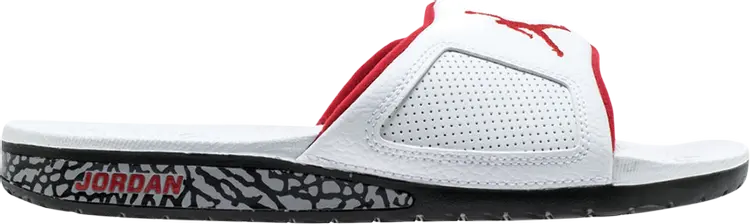 Сандалии Jordan Hydro 3 Retro Slide White University Red, белый 
Сандалии Jordan Hydro 3 Retro Slide White University Red, белый