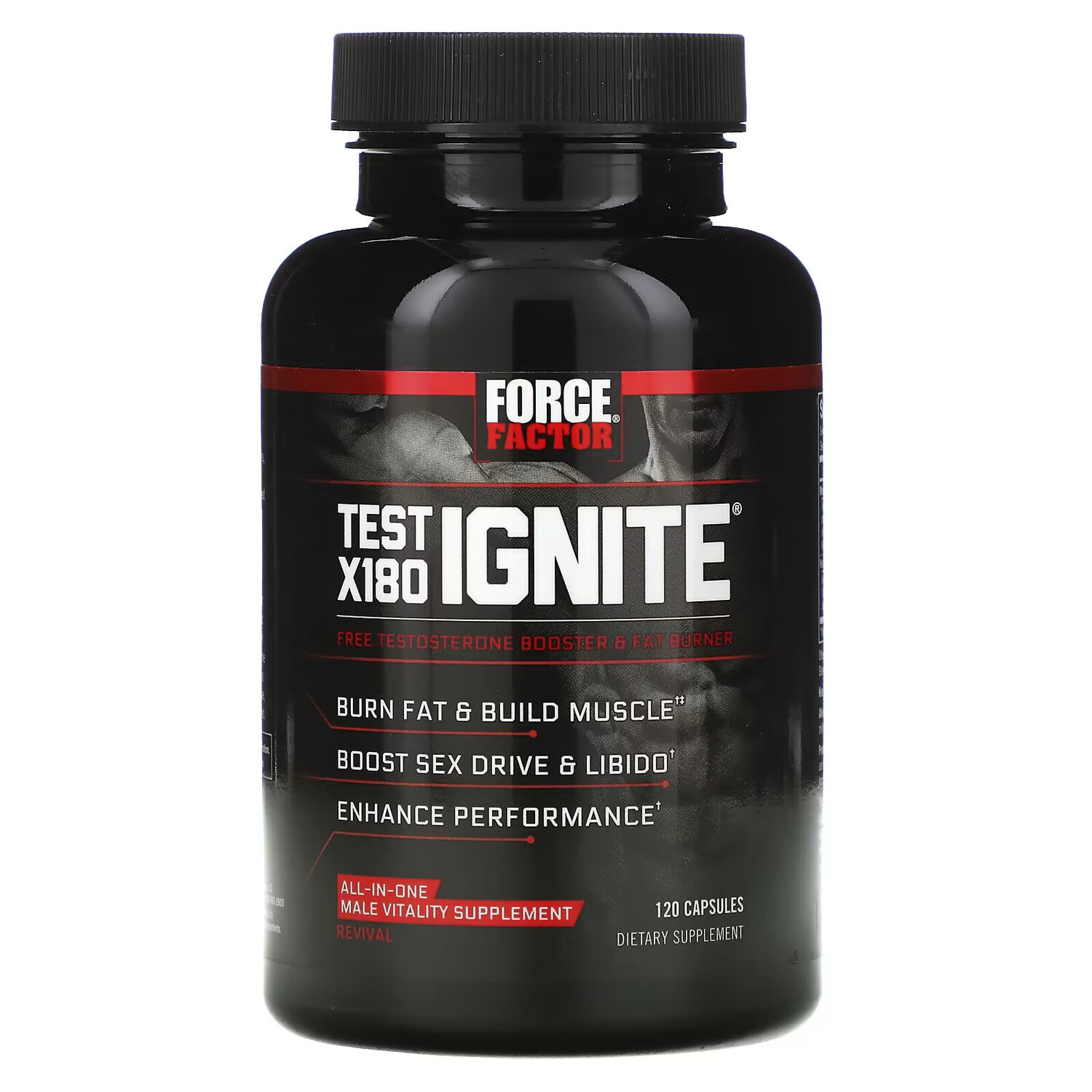 Force Factor, Test X180 Ignite, бустер свободного тестостерона и сжигатель жира, 120 капсул
Force Factor, Test X180 Ignite, бустер свободного тестостерона и сжигатель жира, 120 капсул