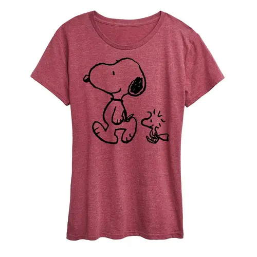 Женская футболка с рисунком Peanuts Snoopy & Woodstock Walk Licensed Character (размер S)
Женская футболка с рисунком Peanuts Snoopy & Woodstock Walk Licensed Character (размер S)