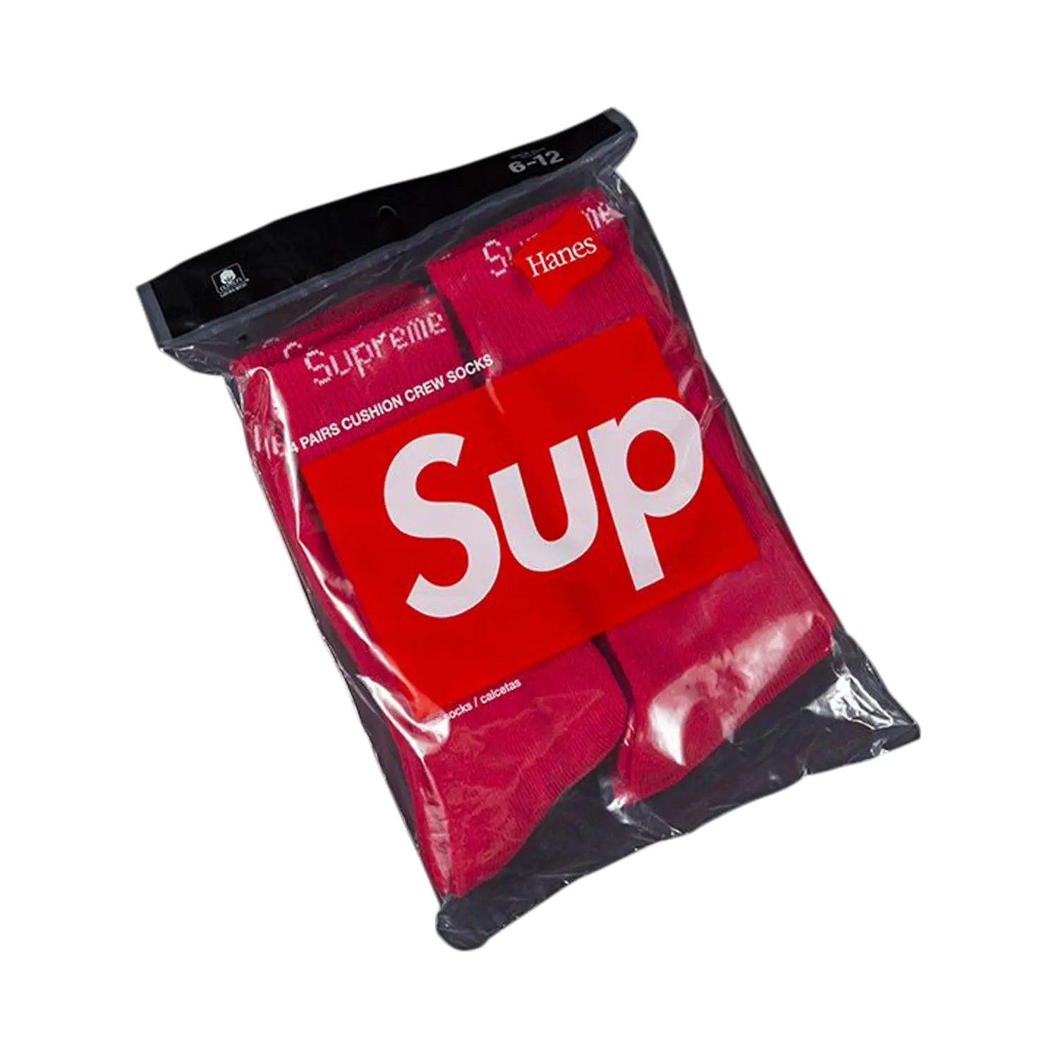 Носки Supreme Hanes Crew, красные
Носки Supreme Hanes Crew, красные