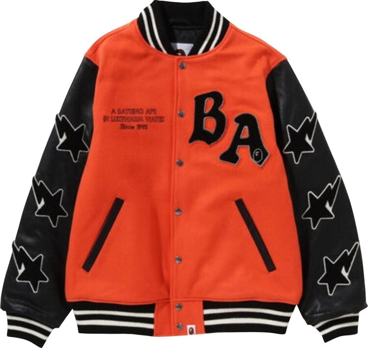 Куртка BAPE A Bathing Ape Relaxed Fit Varsity Jacket 'Orange', оранжевый
Куртка BAPE A Bathing Ape Relaxed Fit Varsity Jacket 'Orange', оранжевый