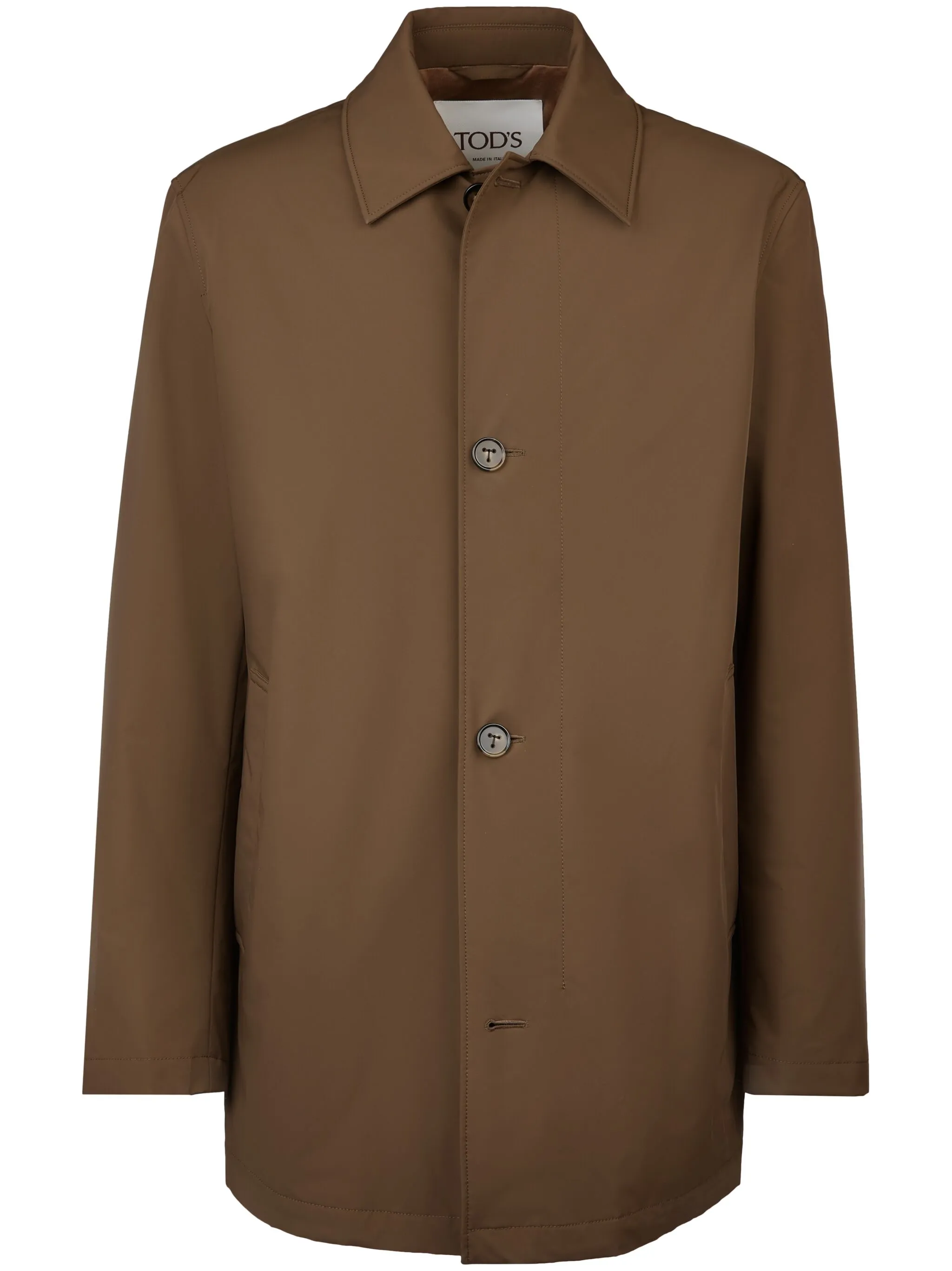 Короткое однобортное пальто Tod'S, коричневый
Короткое однобортное пальто Tod'S, коричневый