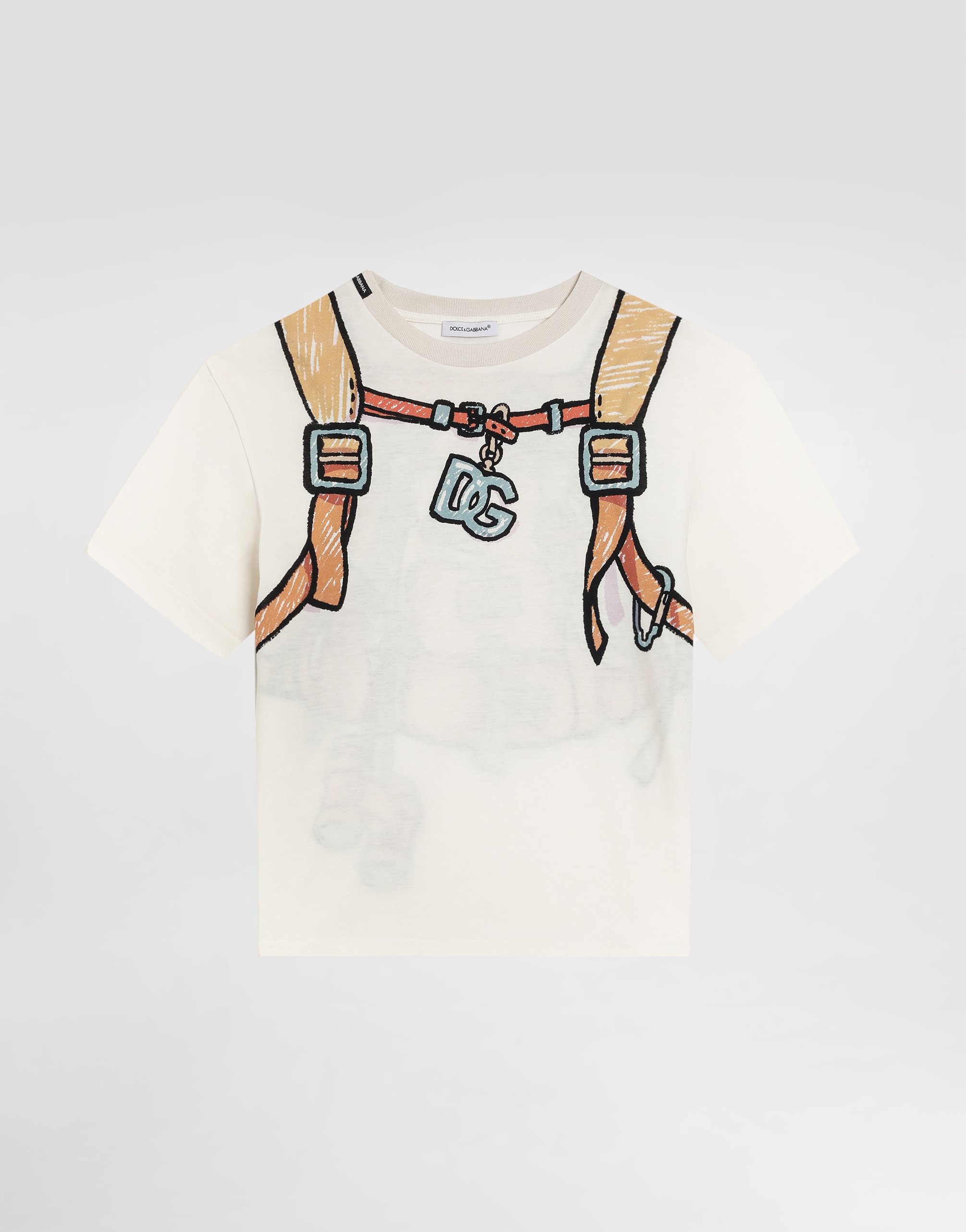 Футболка из джерси с принтом рюкзака Dolce&Gabbana, мультиколор
Футболка из джерси с принтом рюкзака Dolce&Gabbana, мультиколор