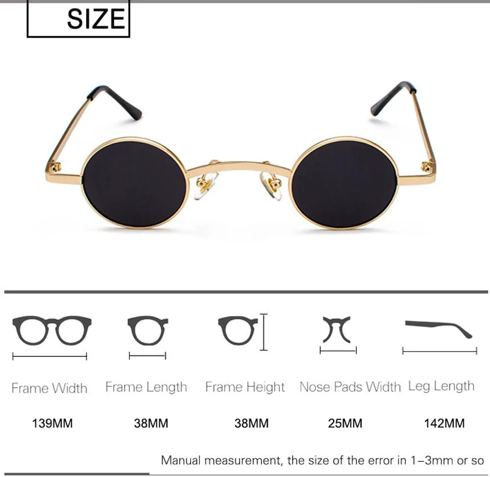 Модные женские круглые солнцезащитные очки, маленькие металлические солнцезащитные очки для женщин, мужские солнцезащитные очки для женщин TKKTLLT, C6 Gold-red
Модные женские круглые солнцезащитные очки, маленькие металлические солнцезащитные очки для женщин, мужские солнцезащитные очки для женщин TKKTLLT, C6 Gold-red