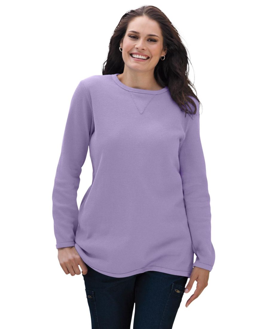Термотолстовка Plus Size Within из ультрамягкой вафельной ткани Woman Within, Soft iris
Термотолстовка Plus Size Within из ультрамягкой вафельной ткани Woman Within, Soft iris