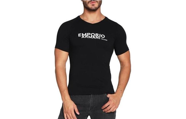 Футболка мужская черная EMPORIO ARMANI 
Футболка мужская черная EMPORIO ARMANI