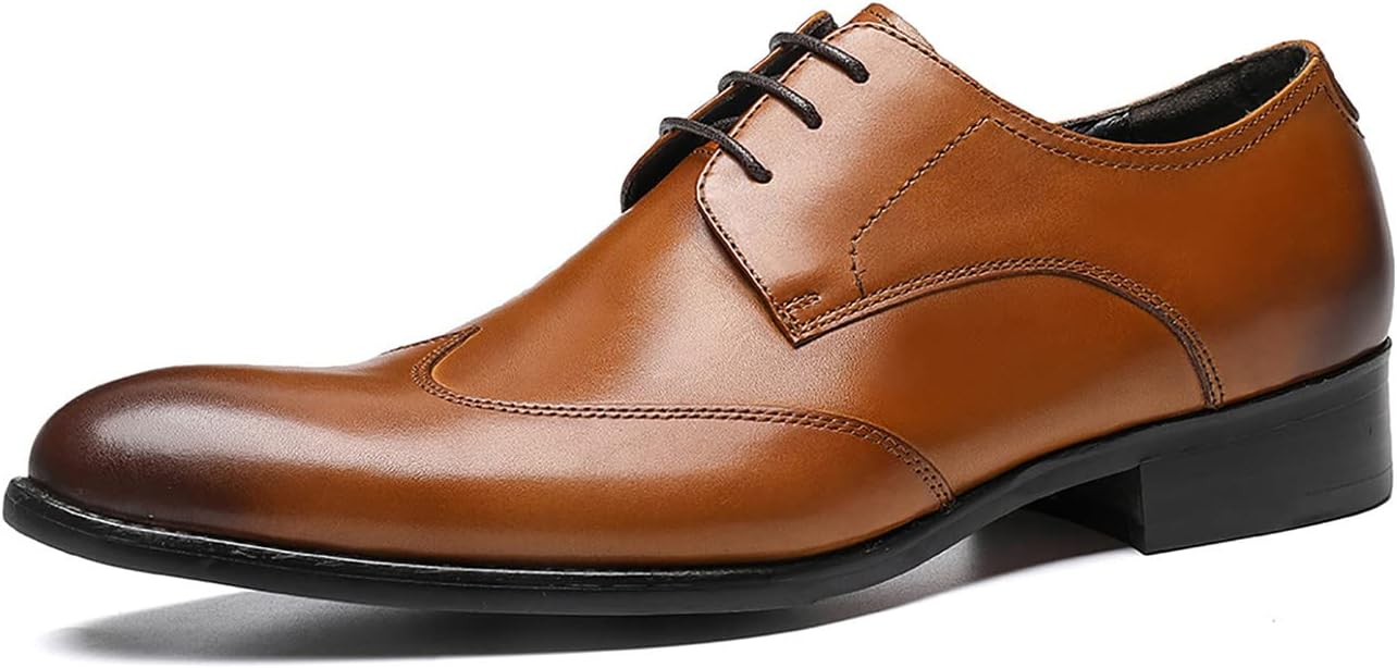 Мужские кожаные туфли Santimon, оксфорды, модные свадебные, для вечеринки, деловые, дерби, повседневные и для прогулок, для мужчин и мальчиков, Tan
Мужские кожаные туфли Santimon, оксфорды, модные свадебные, для вечеринки, деловые, дерби, повседневные и для прогулок, для мужчин и мальчиков, Tan