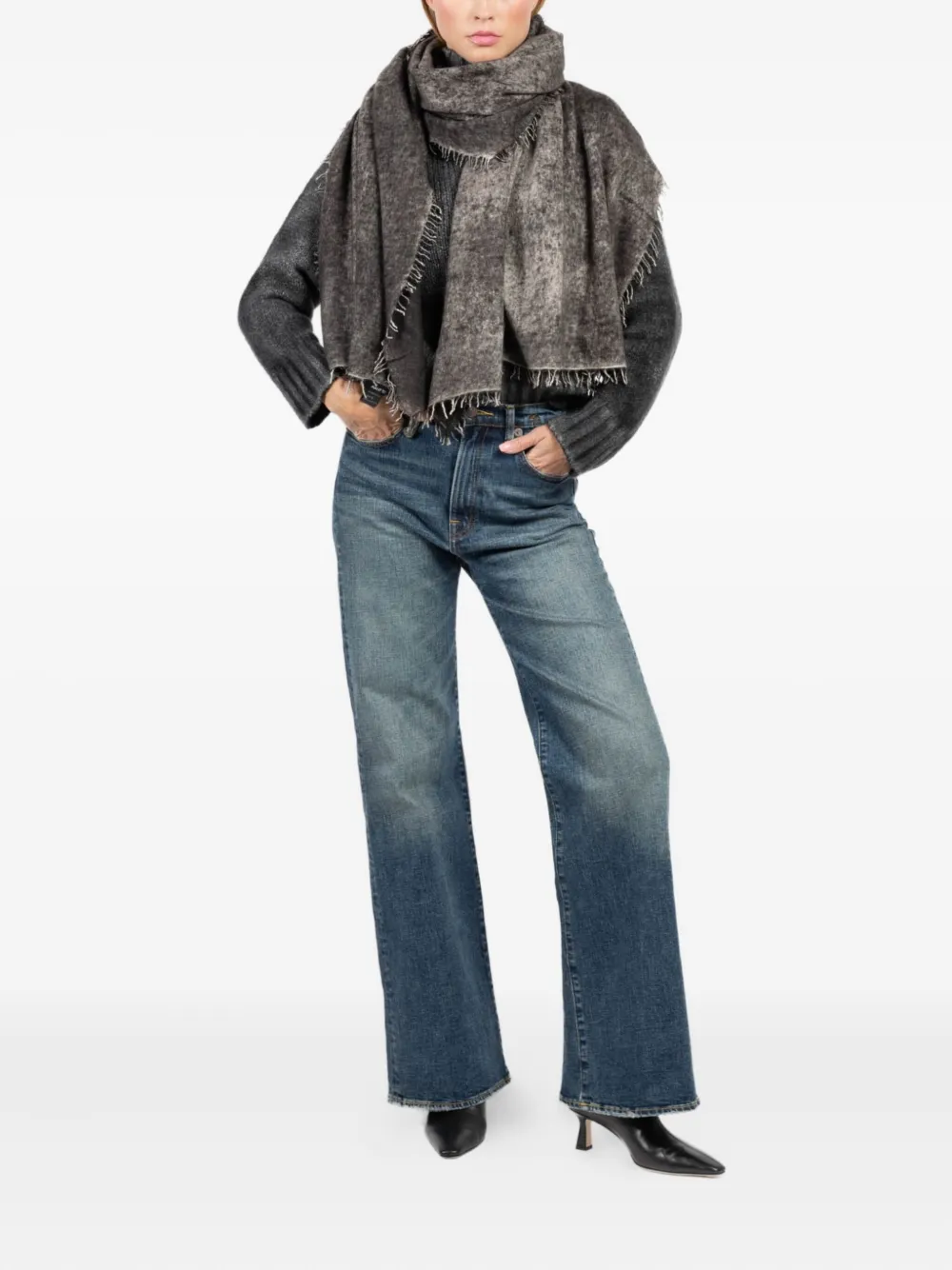 Шарф с бахромой Avant Toi, коричневый
Шарф с бахромой Avant Toi, коричневый