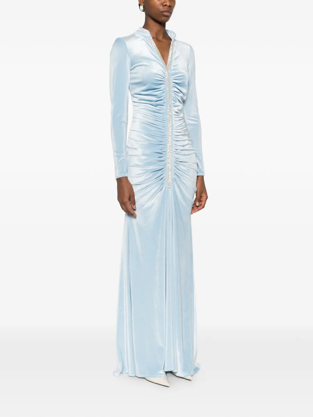 Платье Annik с драпировкой Miau By Clara Rotescu, синий
Платье Annik с драпировкой Miau By Clara Rotescu, синий