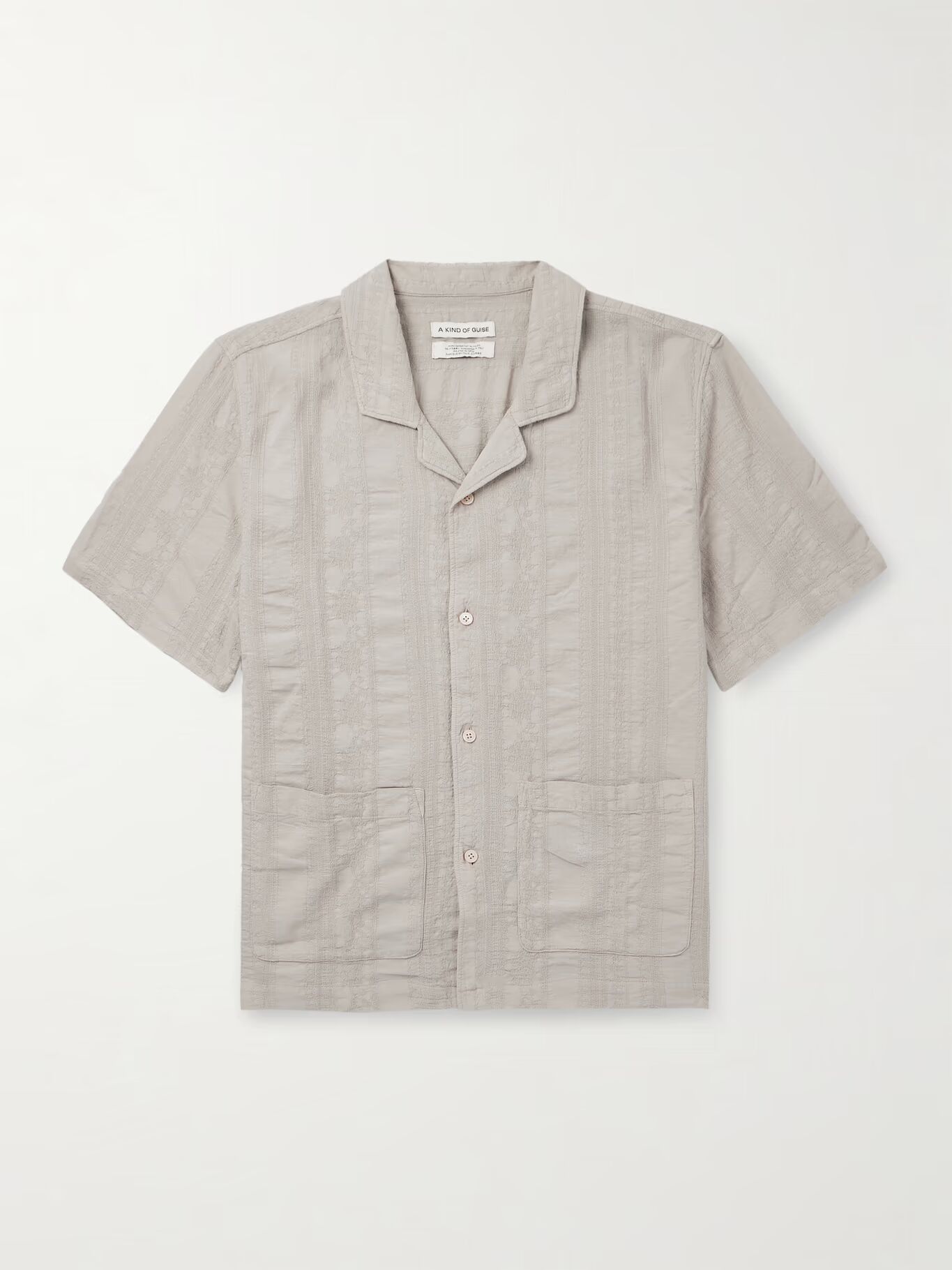 Рубашка из хлопчатобумажной марли с вышитым воротником A KIND OF GUISE, коричневый
Рубашка из хлопчатобумажной марли с вышитым воротником A KIND OF GUISE, коричневый