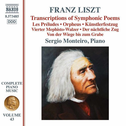 CD диск Liszt, F. / Monteiro, Sergio: Liszt: Transcriptions Of Symphonic Poems
CD диск Liszt, F. / Monteiro, Sergio: Liszt: Transcriptions Of Symphonic Poems