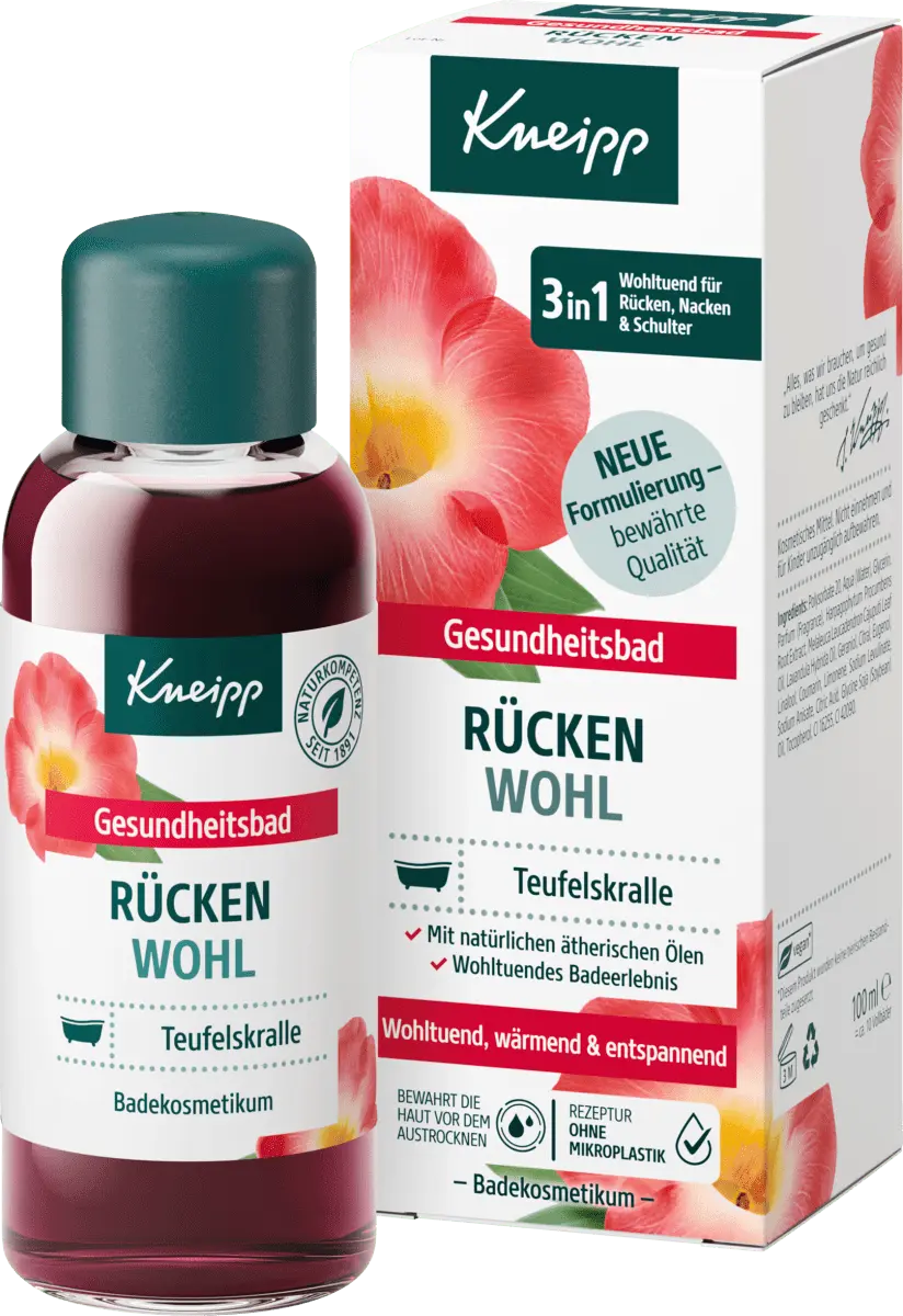 Оздоровительная ванночка для здоровья спины 100 мл Kneipp
Оздоровительная ванночка для здоровья спины 100 мл Kneipp