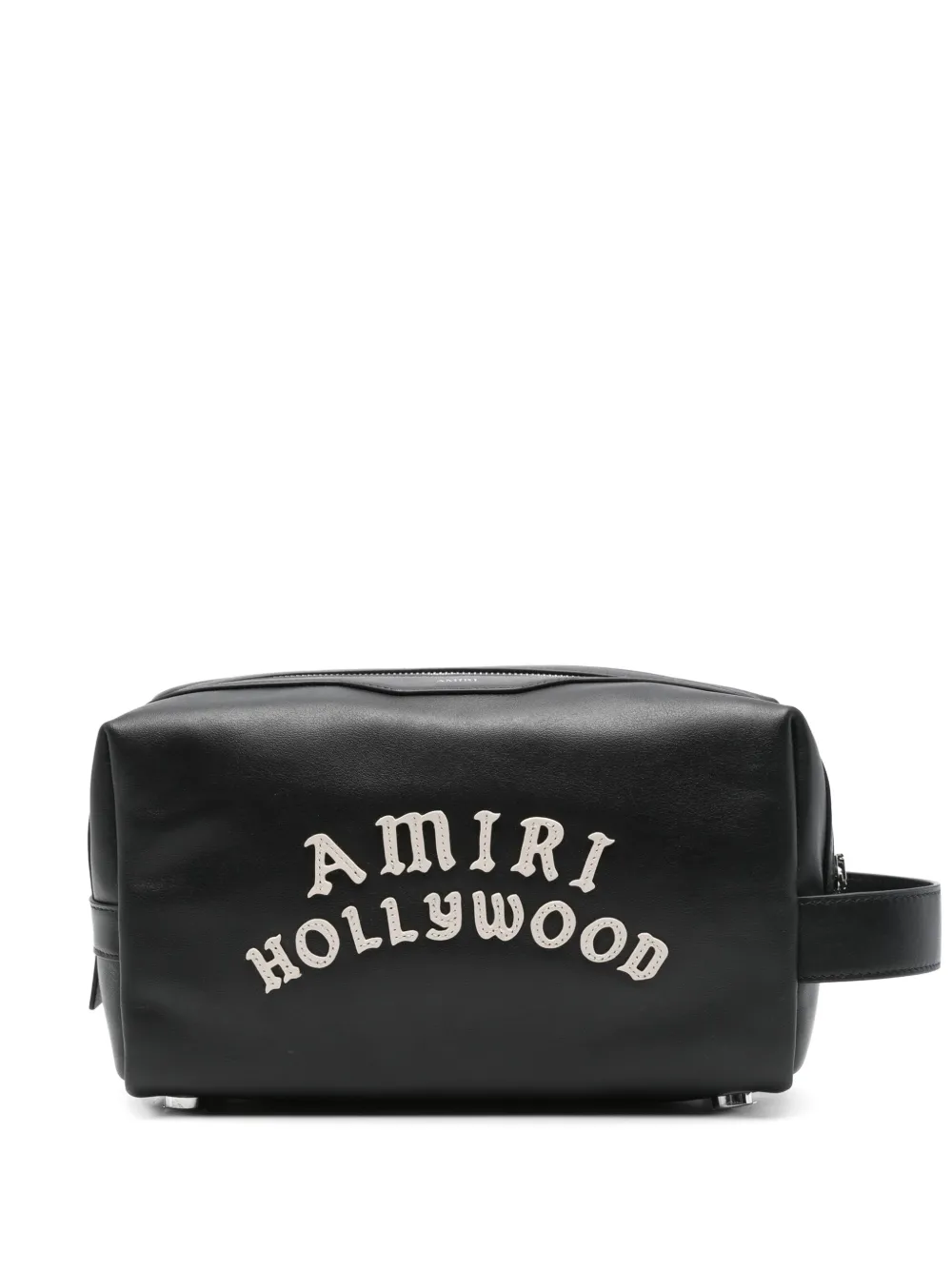 Кожаная косметичка с логотипом AMIRI, черный
Кожаная косметичка с логотипом AMIRI, черный