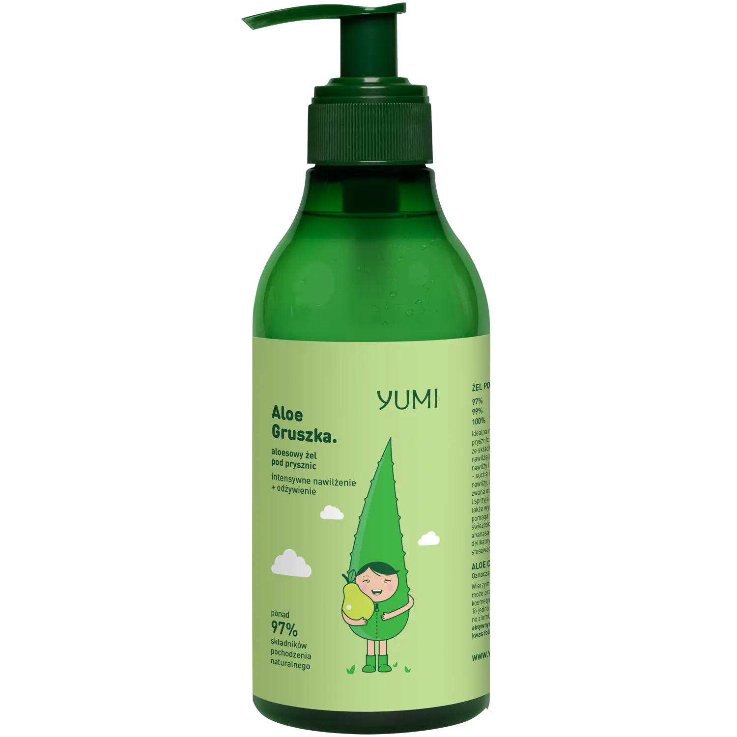 Yumi Aloe Gruszka гель для душа, 400 мл
Yumi Aloe Gruszka гель для душа, 400 мл