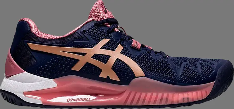 Кроссовки wmns gel resolution 8 'peacoat rose gold' Asics, синий
Кроссовки wmns gel resolution 8 'peacoat rose gold' Asics, синий
