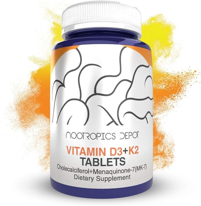 Nootropics Depot Витамин D3 + K2 с витамином С
Nootropics Depot Витамин D3 + K2 с витамином С