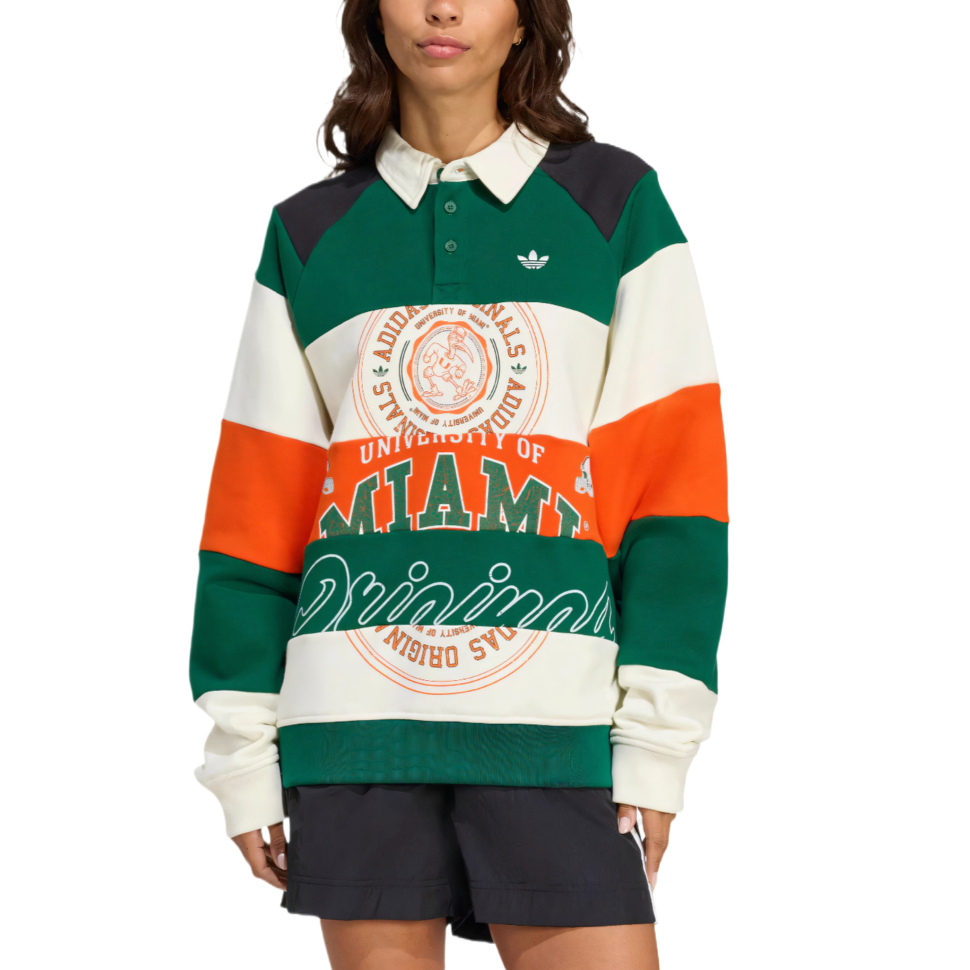 Лонгслив поло майами хьюрикейнс ориджиналс Adidas Originals, темно-зеленый/желтый/белый
Лонгслив поло майами хьюрикейнс ориджиналс Adidas Originals, темно-зеленый/желтый/белый