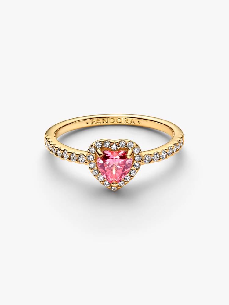 Кольцо Pandora Elevated Pink Heart, золото/розовый
Кольцо Pandora Elevated Pink Heart, золото/розовый