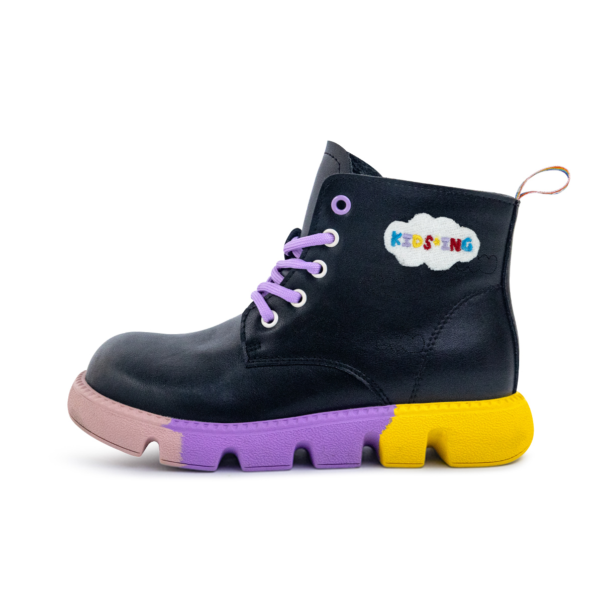 Детские кожаные ботинки для детей KIDSING, черный
Детские кожаные ботинки для детей KIDSING, черный