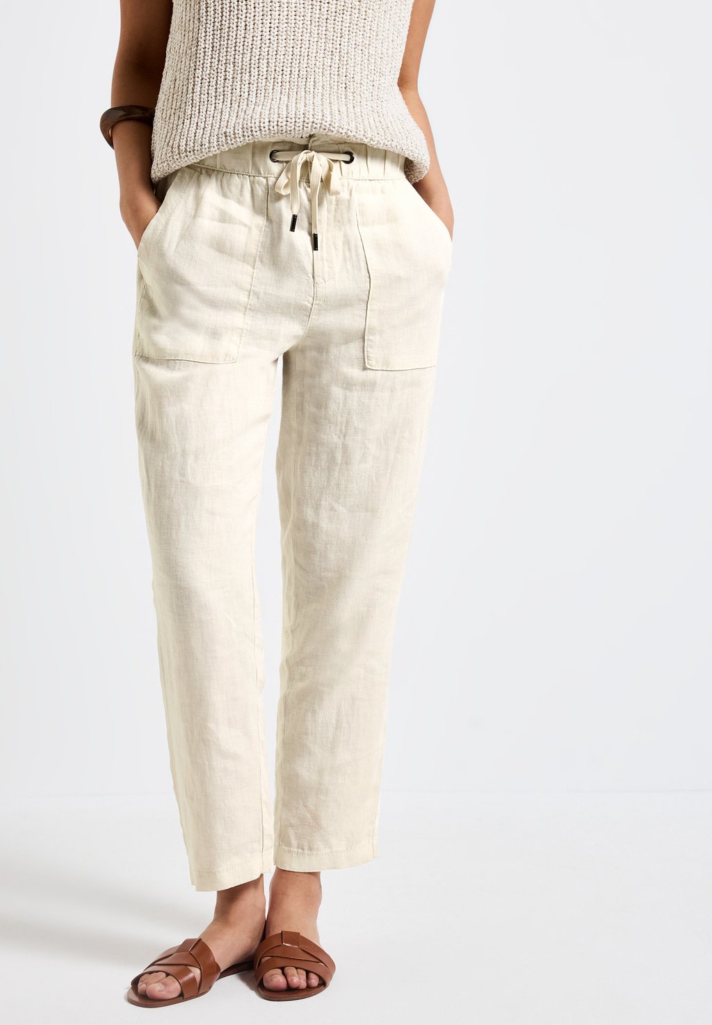 Брюки Street One, песочный 
Брюки Street One, песочный