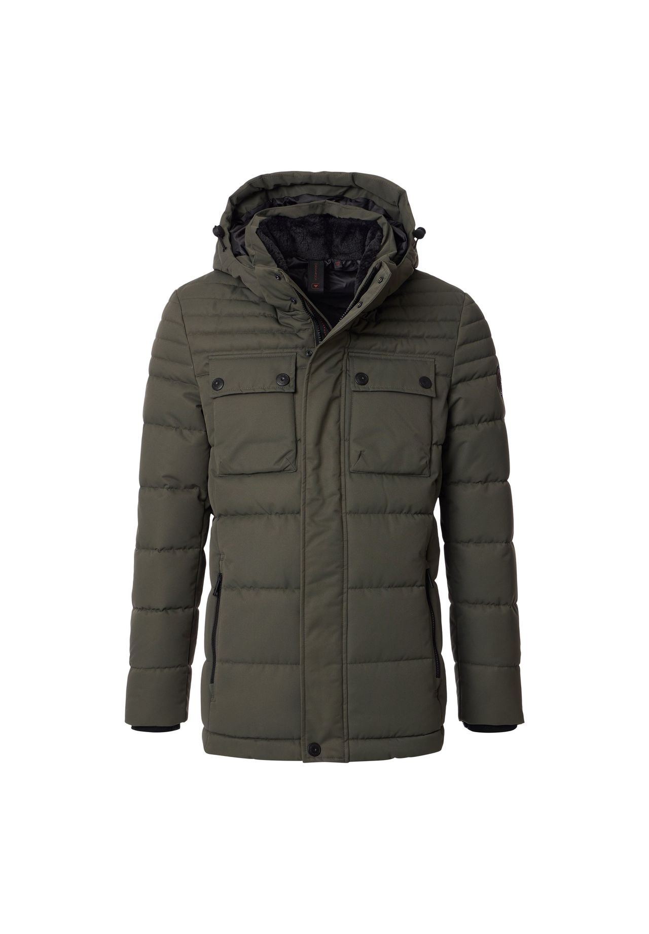 Мужская однотонная стеганая куртка CASAMODA, зеленый
Мужская однотонная стеганая куртка CASAMODA, зеленый