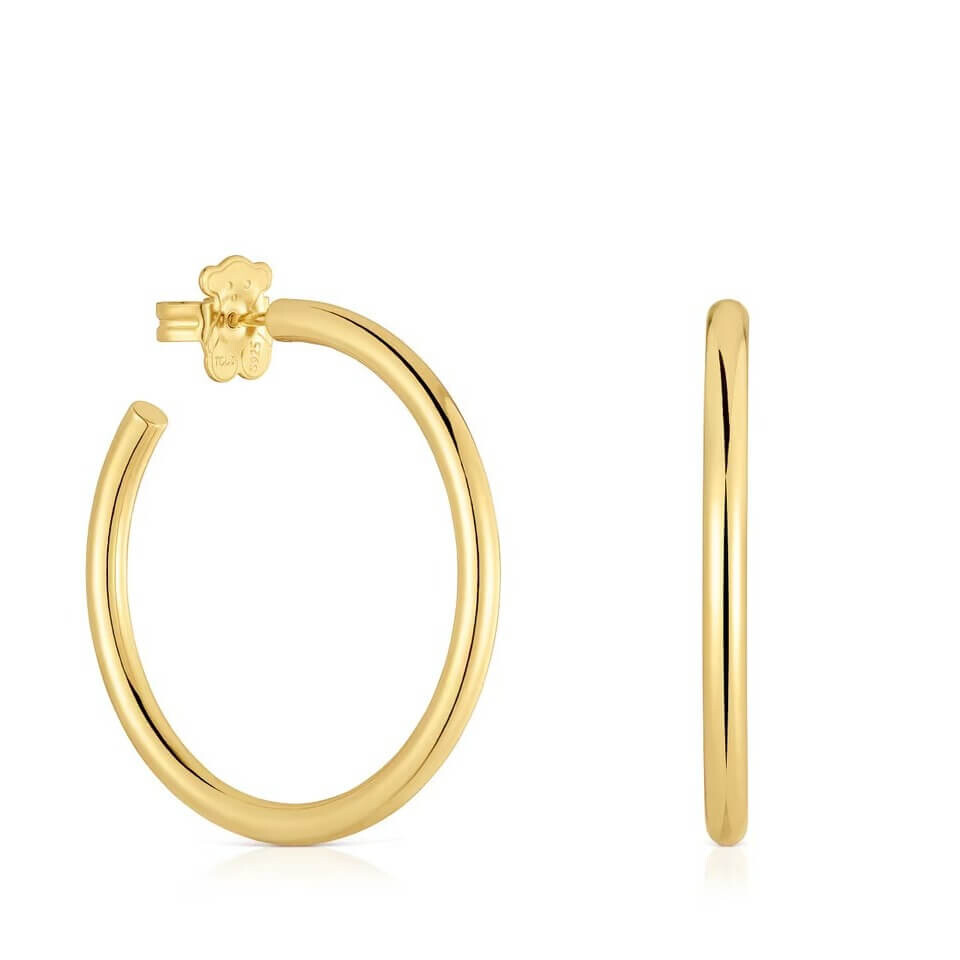 Серьги-кольца Tous Basics Long, 38 мм, серебро с 18-каратным золотым покрытием
Серьги-кольца Tous Basics Long, 38 мм, серебро с 18-каратным золотым покрытием