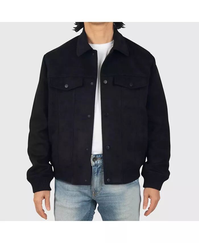 Blake Мужская куртка-бомбер из микрозамши Slim Fit Casual Softshell Coat Alpine Swiss, черный
Blake Мужская куртка-бомбер из микрозамши Slim Fit Casual Softshell Coat Alpine Swiss, черный