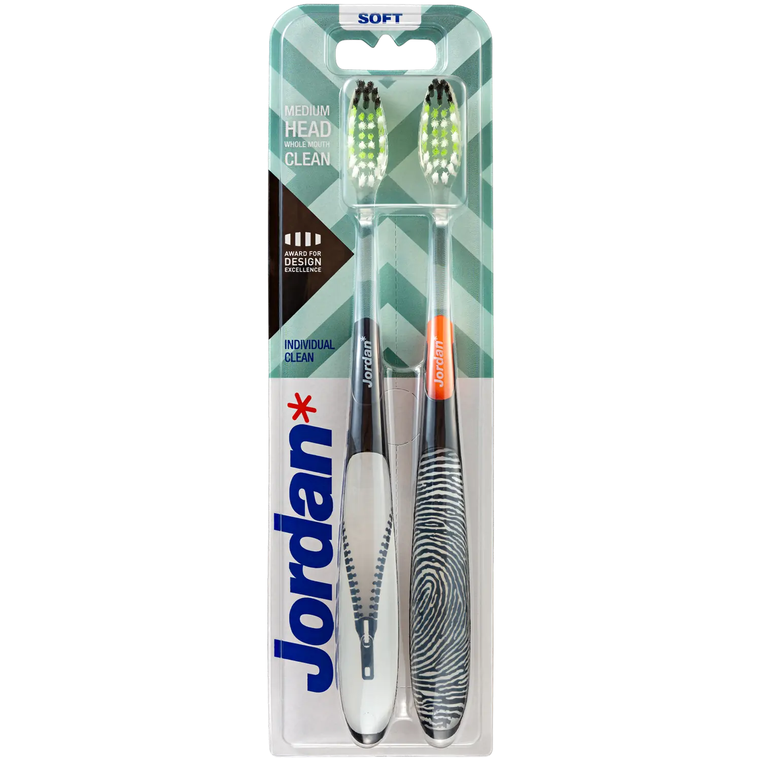 Jordan зубная щетка мягкая, 2 шт/1 упаковка
Jordan зубная щетка мягкая, 2 шт/1 упаковка