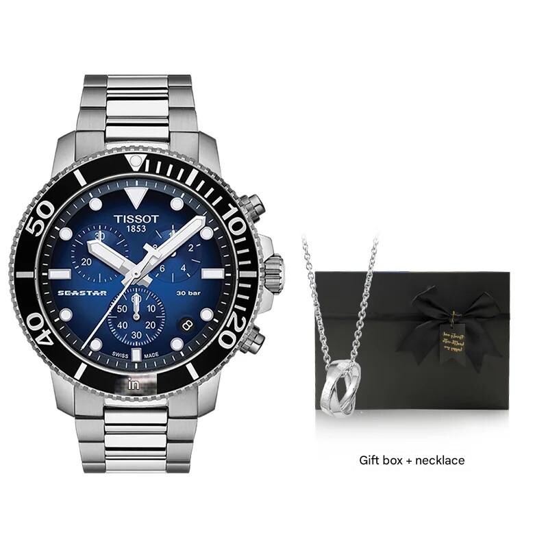 Часы Tissot Seastar 1000 Chronograph T1204171104101 + подарочная упаковка и подвеска
Часы Tissot Seastar 1000 Chronograph T1204171104101 + подарочная упаковка и подвеска
