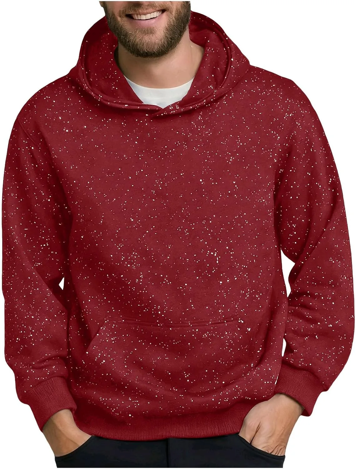 Мужская худи с пайетками Casual Long Sleeve
Мужская худи с пайетками Casual Long Sleeve