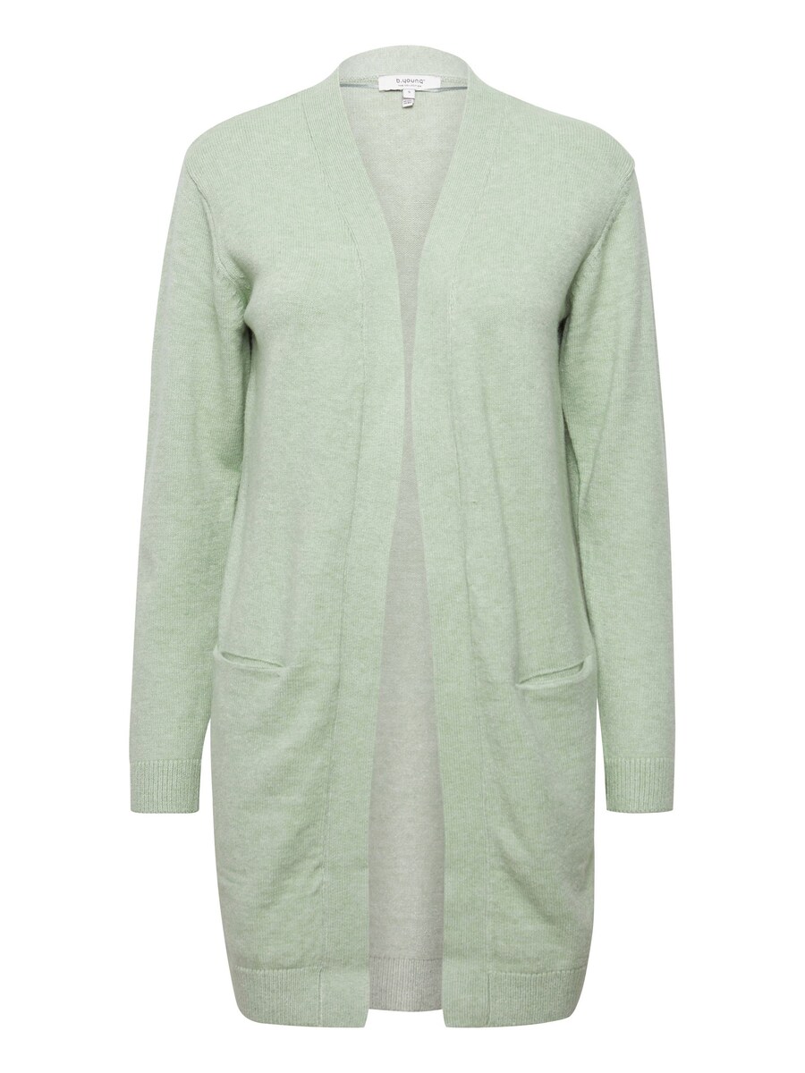 Вязаный кардиган b.young Knit Cardigan Nonina, пастельный зеленый 
Вязаный кардиган b.young Knit Cardigan Nonina, пастельный зеленый