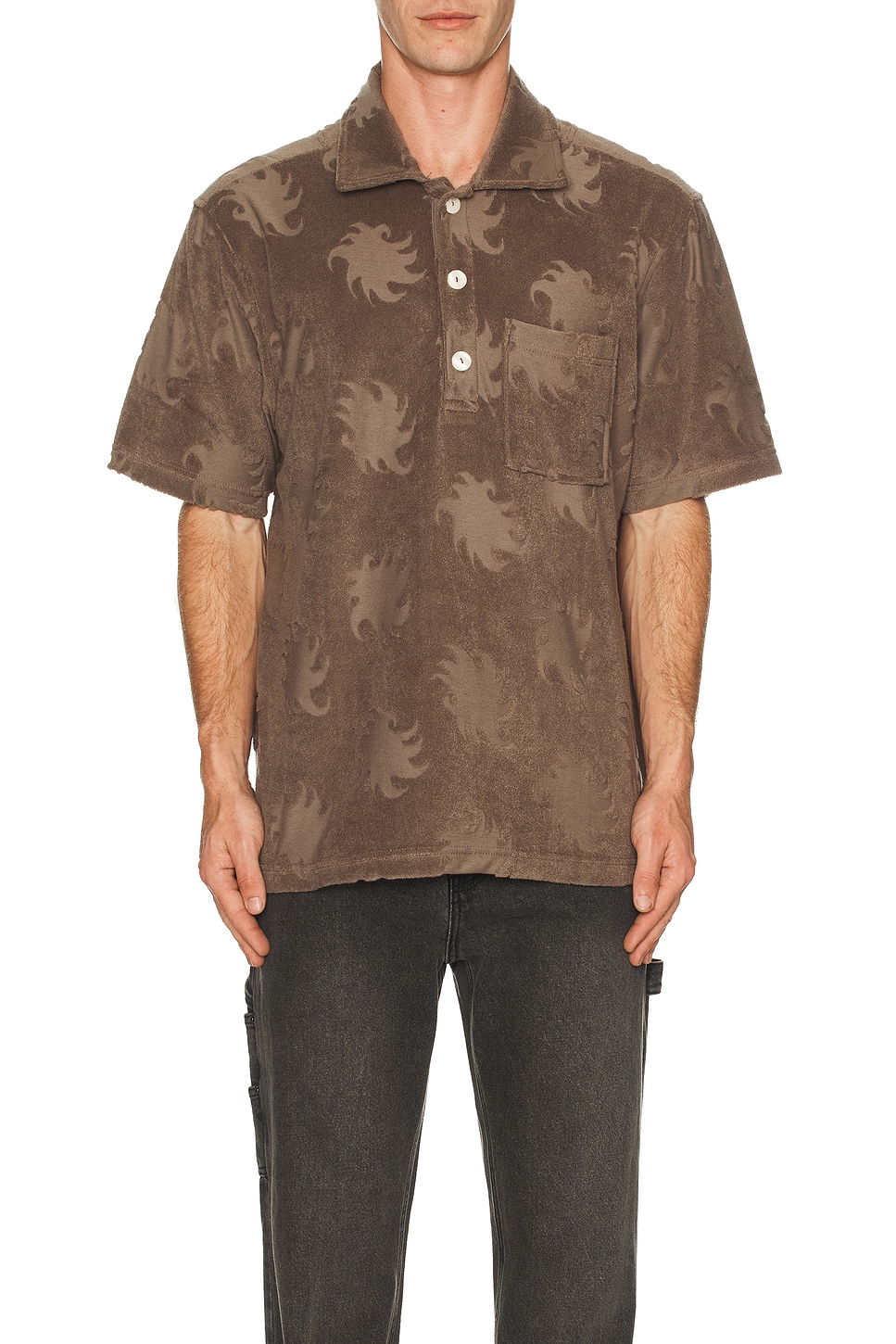 Рубашка Ember Girona из махровой ткани Oas, Grey 
Рубашка Ember Girona из махровой ткани Oas, Grey